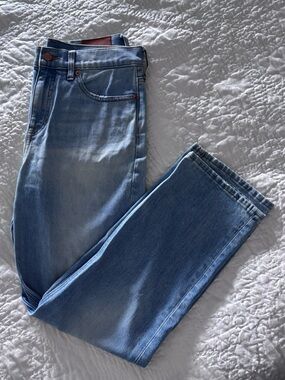 J. Crew Classic Straight Light Wash Denim Jeans